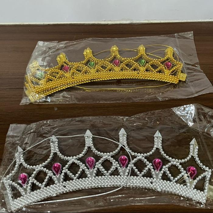 mahkota queen bentuk lingkaran silver