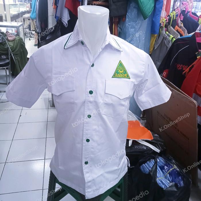kemeja Ansor seragam Ansor lengan pendek