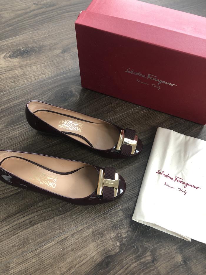 Original Salvatore Ferragamo Flat Shoes (Like New Condition with Box)