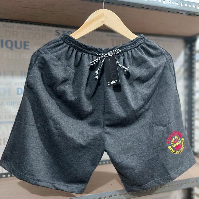 CELANA PENDEK SANTAI ALL SIZE L TO XL BABYTERRY - UNISEX LOGO SUPREME Bordir Boxer Shorts