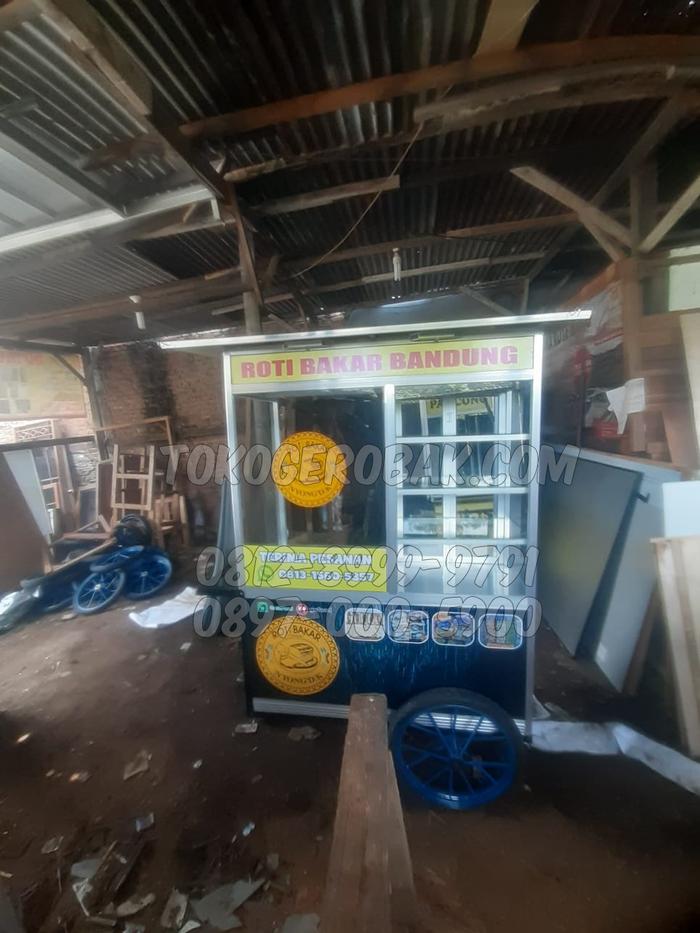 Gerobak Roti Bakar Bandung Alumunium