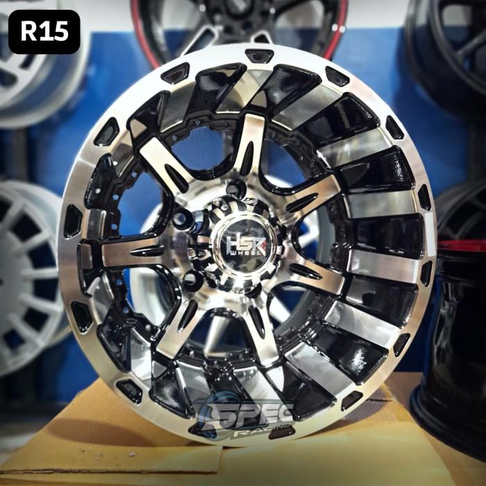Velg Mobil Celong R15 HSR Black Polis Feroza Taft Escudo Spec Racing