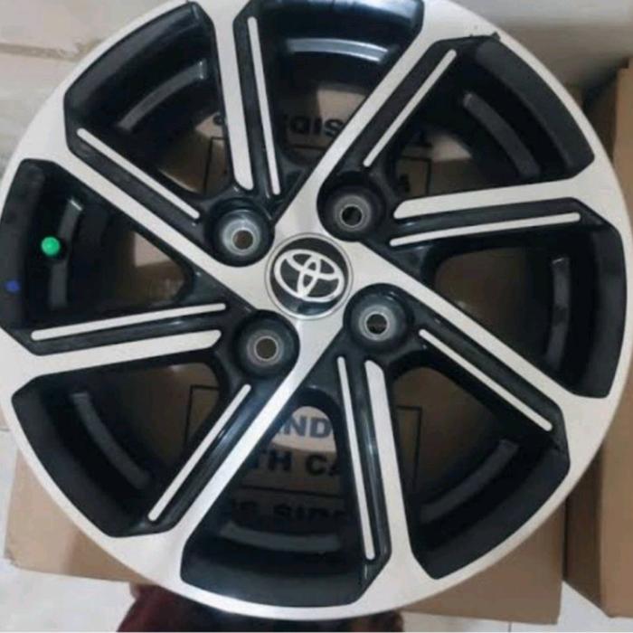 4 velg Original toyota pcd 100 toyota calya facelift 2022 agya trd sig