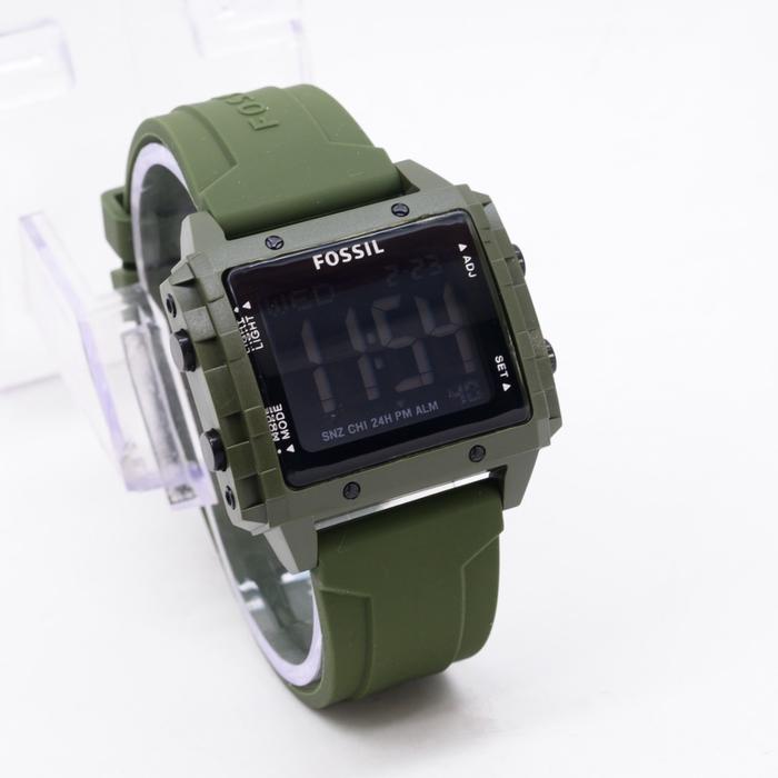 JAM TANGAN PRIA FOSSIL SPORT DIGITAL KOTAK SEGI EMPAT MURAH & KEREN !