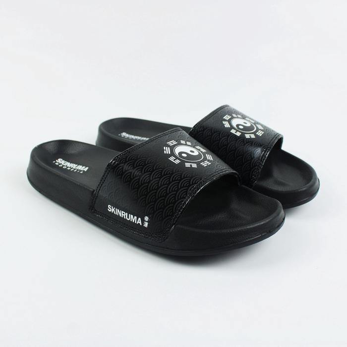 Sandal Selop Pria Wanita Sendal Distro Slip On Slide Skinruma Yin Yang