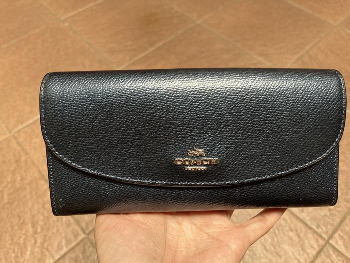Preloved Coach Long Wallet Original