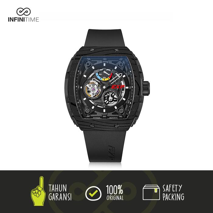 Jam Tangan Expedition E6782 E 6782 Black Carbon Pria Automatic Limited