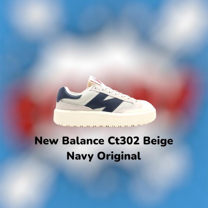 New Balance Ct302 Beige Navy ORIGINAL