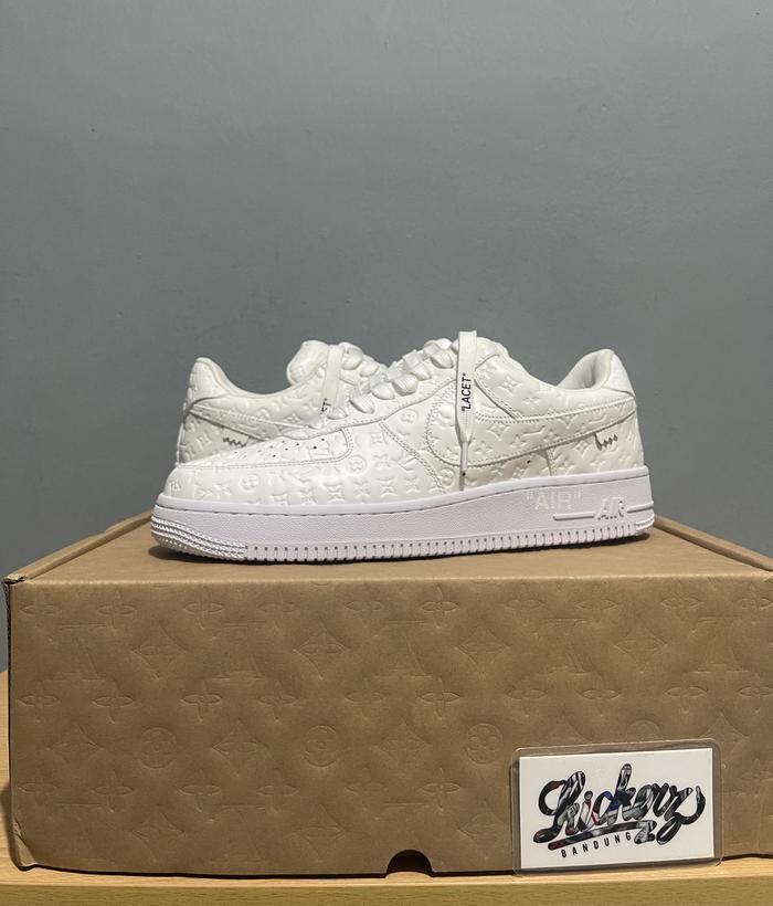 Louis Vuitton x Nike Air Force 1 Low Triple White ORIGINAL