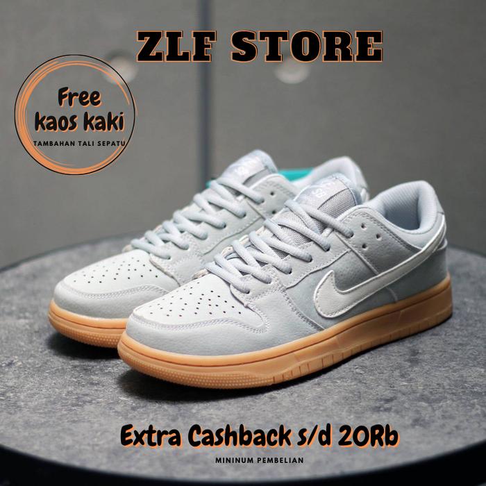 Sepatu NikeAirForce 1 Grey Gum Sol Quality High Premium