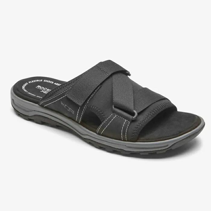 SANDAL PRIA ROCKPORT TT Velcro Slide II BLACK ORIGINAL