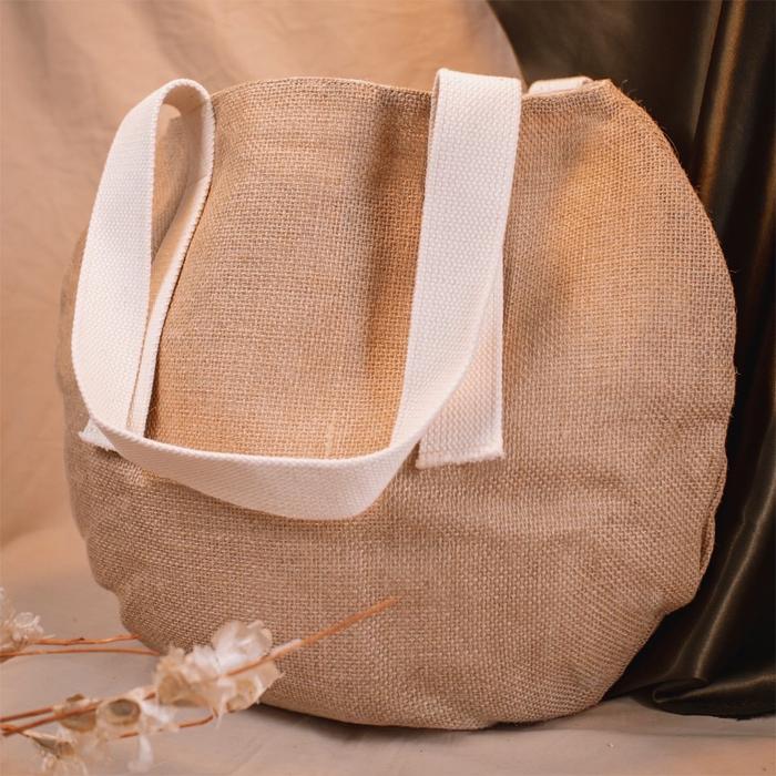 Tas Wanita Handmade Unik Karung Goni -Gwen Tote Bag Custom Bordir Nama