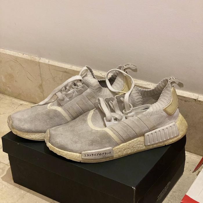 Sepatu NMD R1 Japan Triple White
