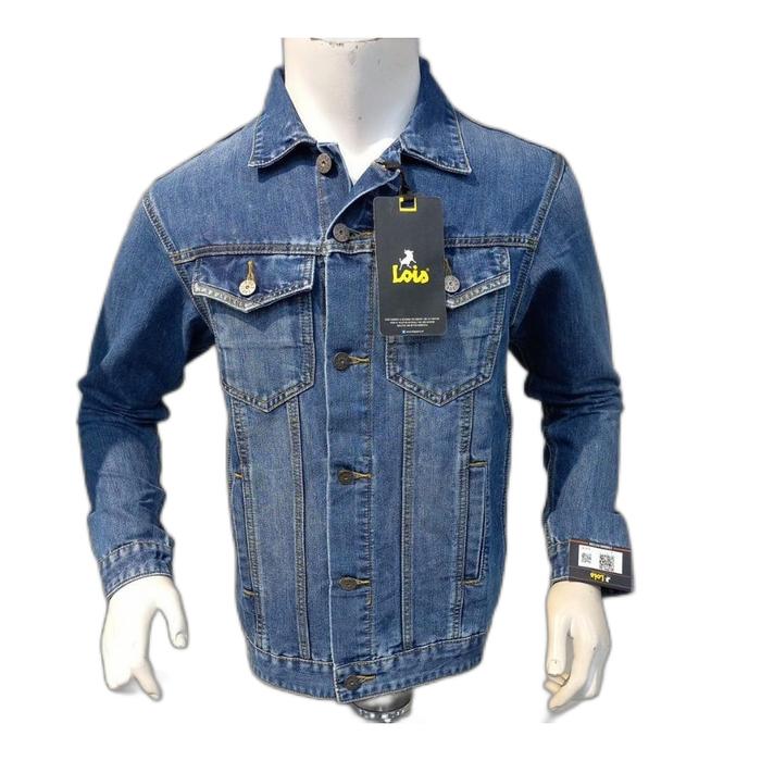 jaket jeans lois pria jaket dilan original100% LOIS