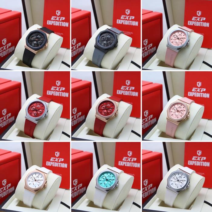 [ ORIGINAL ] Jam Tangan Wanita EXPEDITION 6816 BF E 6816 BF Rubber