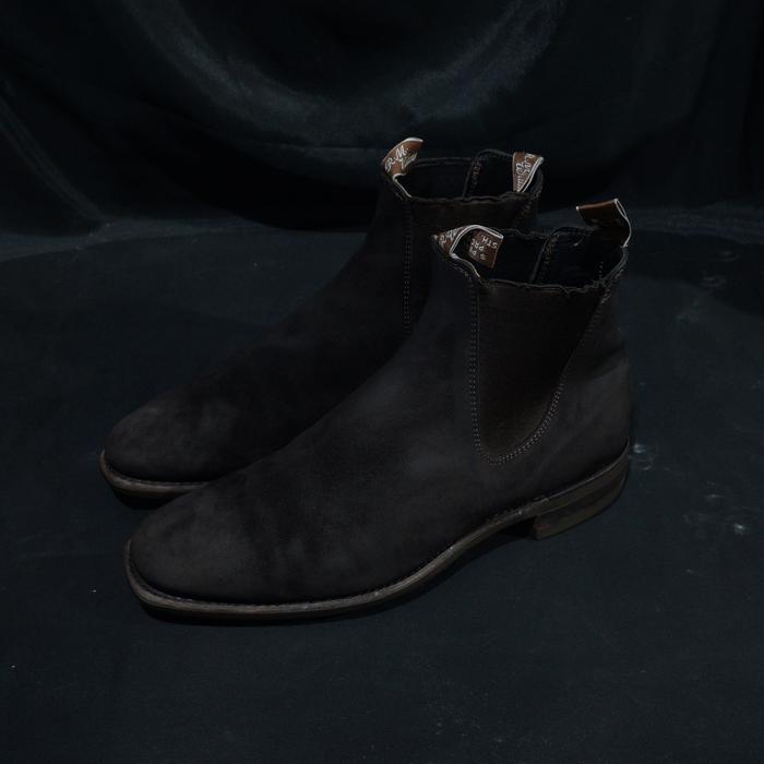 Sepatu RM Williams brown suede chelsea boots original bekas