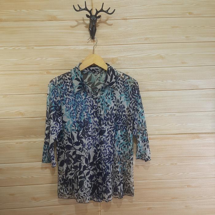 BLOUSE bahan sifon motif