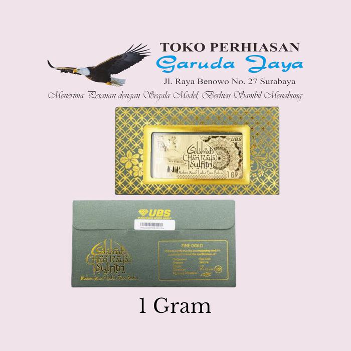 Angpao Logam Mulia UBS 1 Gram Idul Fitri Gift Series