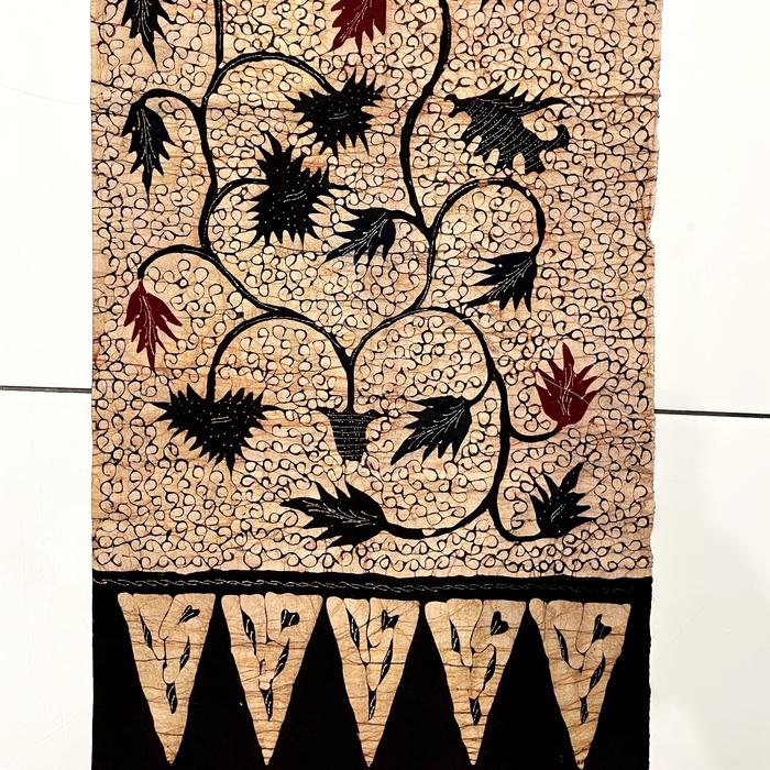 selendang batik tulis kuno Madura circa1980