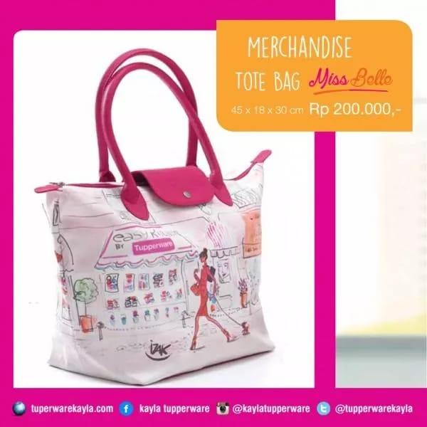 PROMO TAS TUPPERWARE DAN DOMPET TUPPERWARE MISS BELLE TOTE BAG