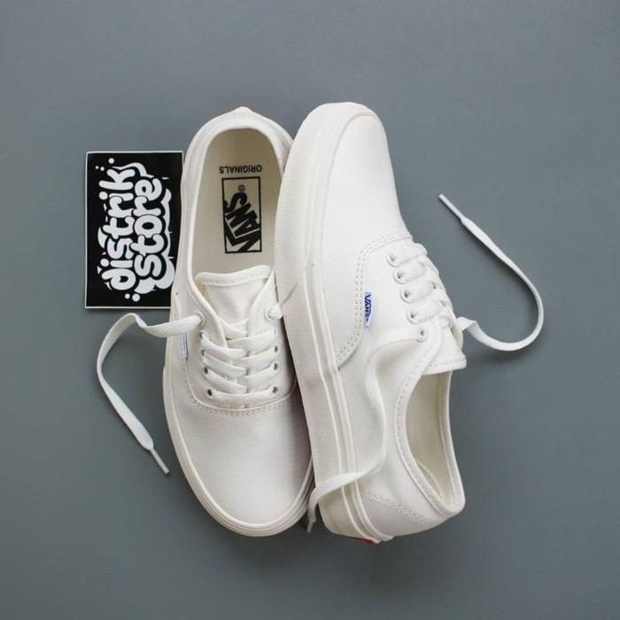 sepatu sneaker putih polos vans