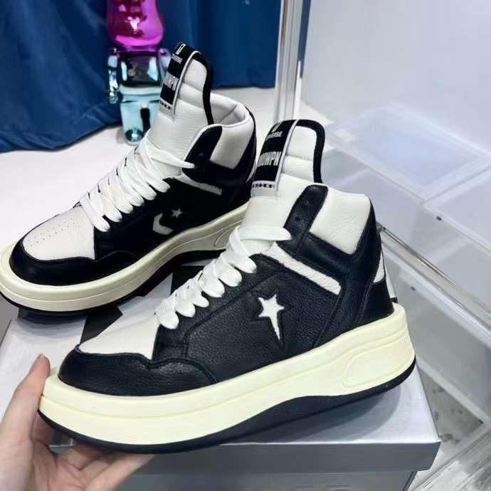 Converse Turbowpn x Rick Owens Drkshdw Black White