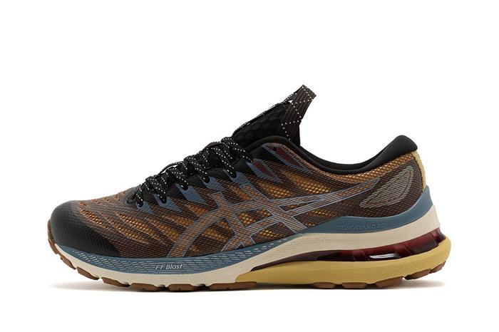 Asics by Kiko Kostadinov FN3-S Gel-Kayano 28 Anthracite Antique Gold