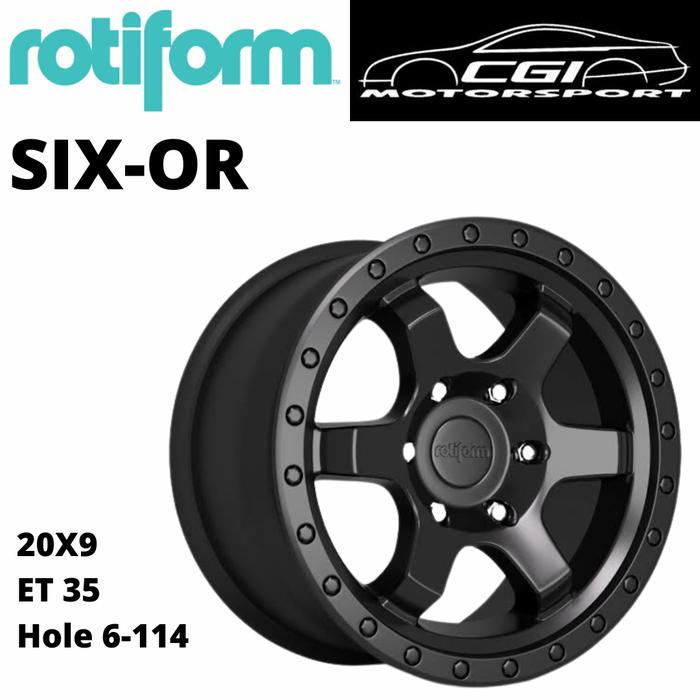 Velg Mobil Rotiform SIX-OR Ring 20 Original..Nissan Navara.