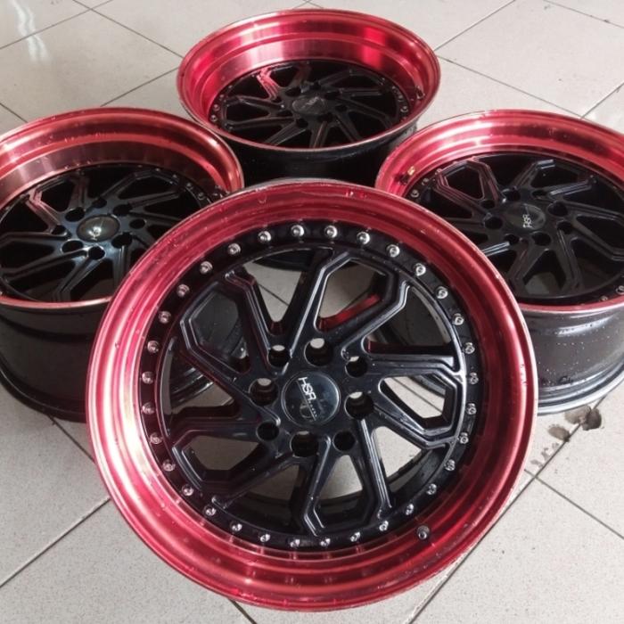 VELG MOBIL CELONG BEKAS DOBOO HSR R16 LEBAR 8/9 HOLE 8X100-114,3 B/RED