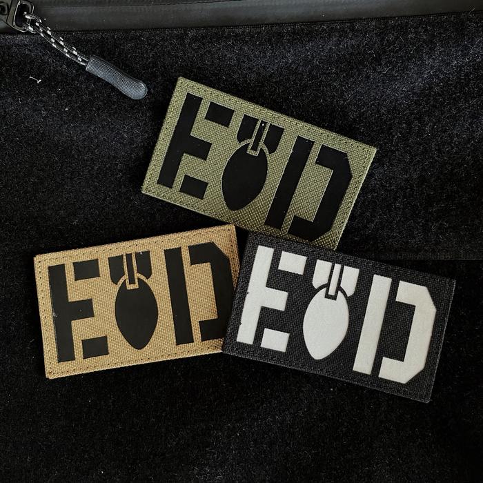 Patch E%D Laser Cutting Include Velcro