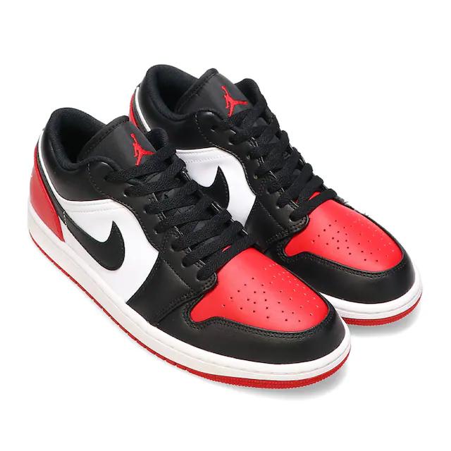 nikee air jordan brand low 1 varsity balck/white sneakers original