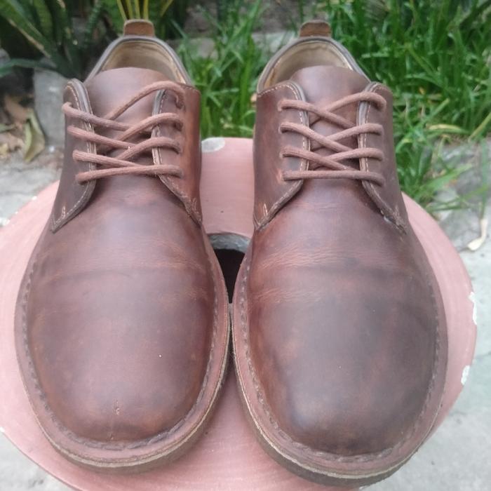 Sepatu Second Formal Brand Clark Warna Original Size 40 Insole 25,5 cm