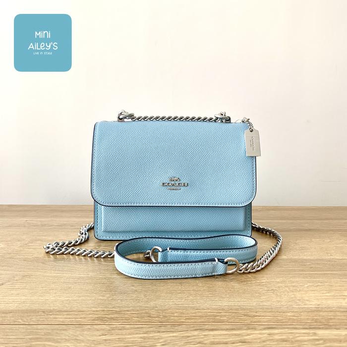Coach Mini Bag Klare Shoulder Waterfall Blue Baby Authentic