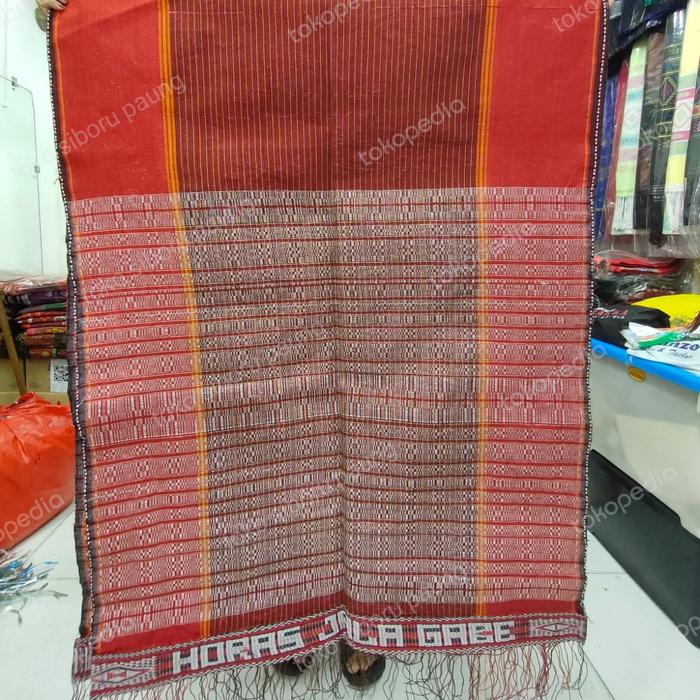 Ulos Ragihotang Merah Silver Ulos Ragihotang