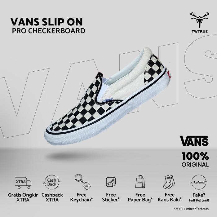 Vans Original | Vans Slip On Pro Checkerboard