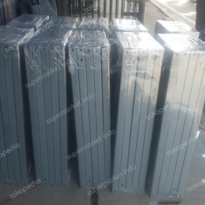 tatakan ambalan susun besi siku rak lubang shelfing iron lobang 40x100 50x100 60x100