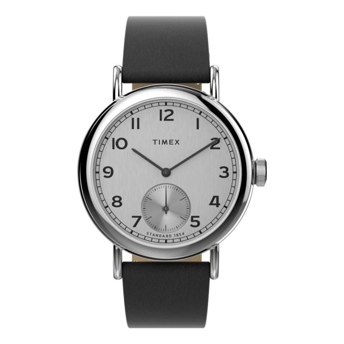 Jam Tangan Pria TIMEX TW2V71400 Standard Sub-Second - Kulit Hitam