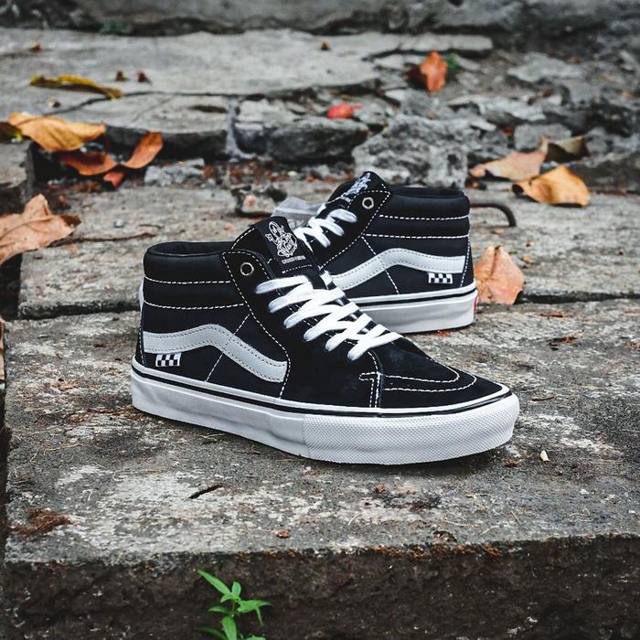 Vans SK8 Mid Pro Skate Grosso Black White
