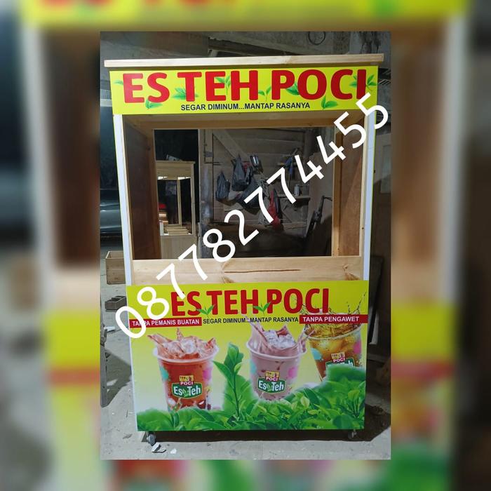 gerobak es teh viral gerobak es teh