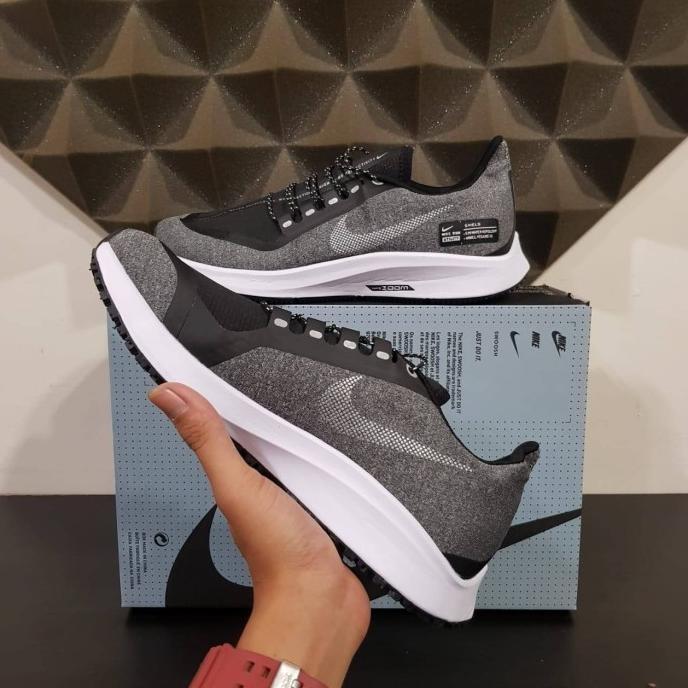 Sepatu Olahraga Nike Zoom Pegasus 35 Original Abu abu - Bisa COD