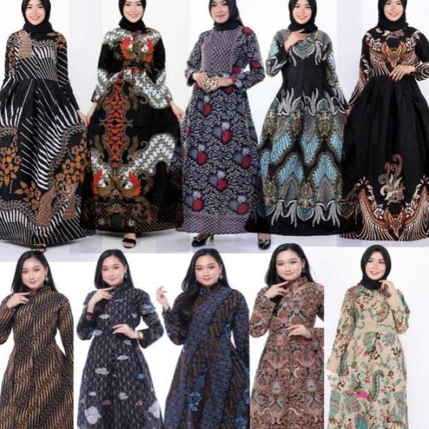 GAMIS BATIK PEKALONGAN- DRESS BATIK KATUN- BATIK PEKALONGAN- GAMIS