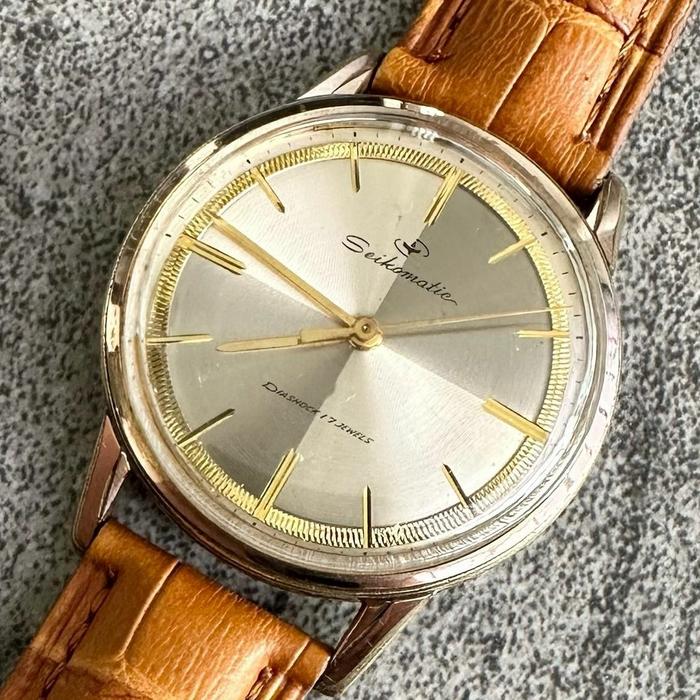 Seiko Seikomatic Seikosha Rare Dial nt Omega Cartier Longines Grand GS