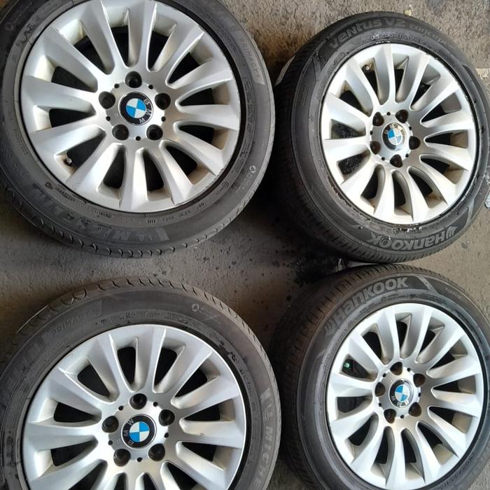 velg bmw oem e46 limited pnp e36 e90 pcd 5x120 plus ban pnp seri 3