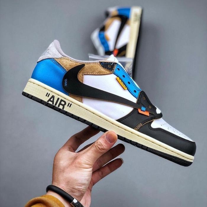 AJ 1 Travis Scott Low x Off White material Original BNIB
