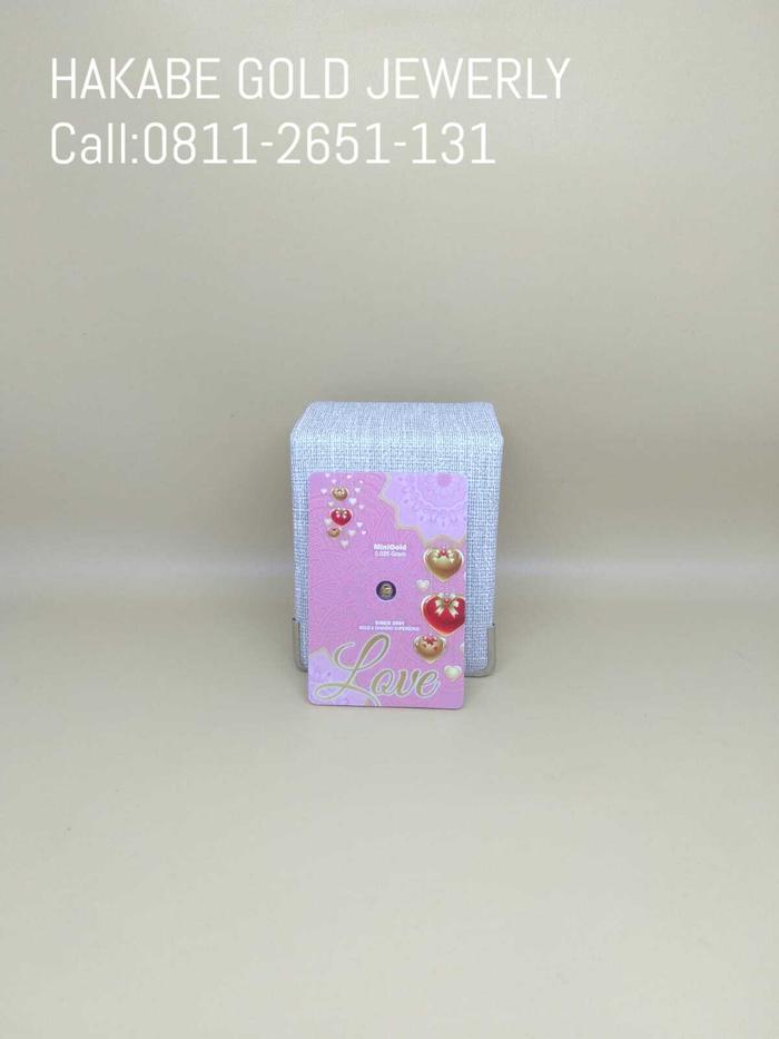 Mini Gold Fine Gold Love 0.025 Gr 24K Fine Gold 999