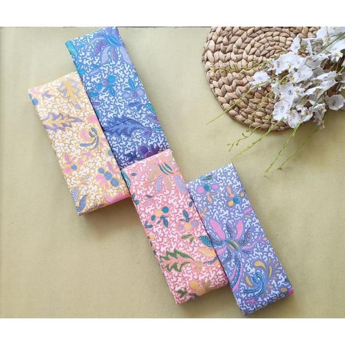 KAIN BATIK SET EMBOS /SET KEBAYA Kain Batik soft pekalongan Kain