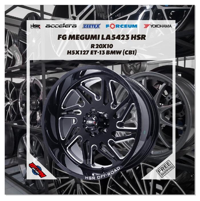 VELG OFFROAD FG MEGUMI LA5423 HSR R20X10 H5X127 ET-13 BMW (CB1)