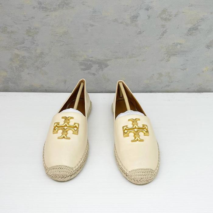 SEPATU TB ELEANOR ESPADRILLES NEW CREAM WITH BOX