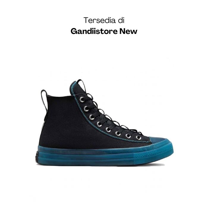Sepatu Sneakers Pria Converse CX HI Explore A02811C Black Blue Men