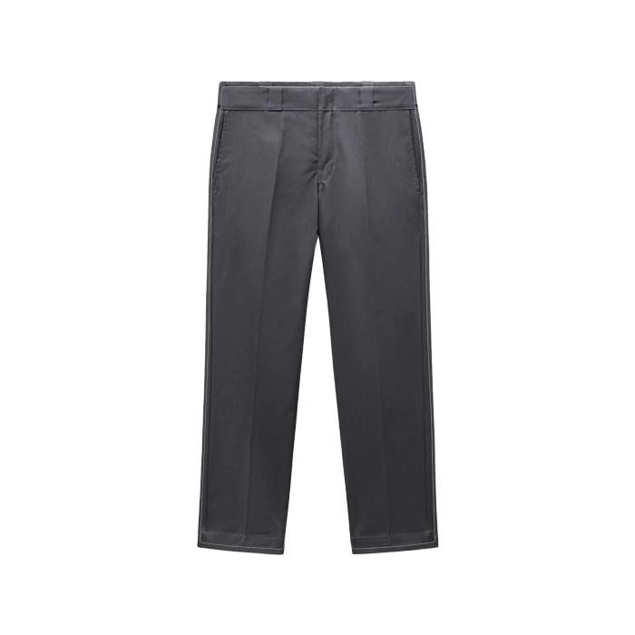 DICKIES WP873 SLIM STRAIGHT FIT WORK PANTS CHARCOAL